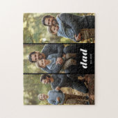 Dad Established Modern 3 Photo ジグソーパズル (縦)