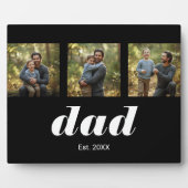 Dad Established Modern 3 Photo フォトプラーク (正面)