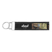 Dad Established Modern 3 Photo リストバンドキーホルダー (鍵左)