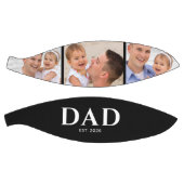 Dad Established Modern Black 3 Photo バスケットボール (パネル)