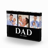 Dad Established Modern Black 3 Photo フォトブロック (右)