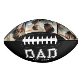 Dad Established Modern Bold Black 3 Photo アメリカンフットボール