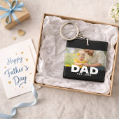 Dad Established Modern Bold Photo キーホルダー