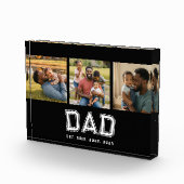 Dad Established Modern Bold White Black 3 フォトブロック (右)