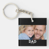Dad Established Modern Photo キーホルダー (正面)