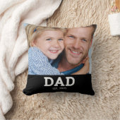 Dad Established Modern Photo クッション (ブランケット)