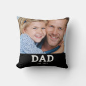 Dad Established Modern Photo クッション (正面)