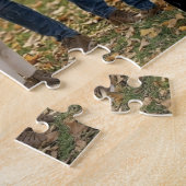 Dad Established Modern Script 3 Photo ジグソーパズル (側面)