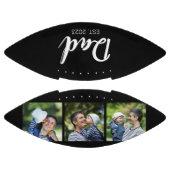 Dad Established Modern Script Black 3 Photo アメリカンフットボール (パネル)