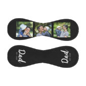 Dad Established Modern Script Black 3 Photo 野球ボール (パネル)