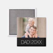 Dad Established Modern Script Magnet  マグネット (正面/裏面)