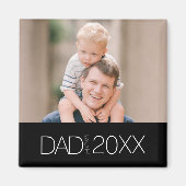 Dad Established Modern Script Magnet  マグネット (正面)