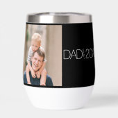 Dad Established Modern Script Photo  (背面)