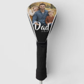 Dad Established Modern Script Photo ゴルフヘッドカバー (正面)