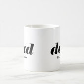 Dad Established New Dad Gift コーヒーマグカップ (中央)