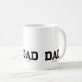 Dad Established New Dad Gift コーヒーマグカップ (正面右)