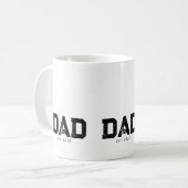 Dad Established New Dad Gift コーヒーマグカップ (正面左)