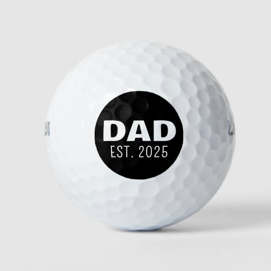 Dad Established New Dad Gift ゴルフボール (正面)