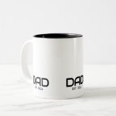 Dad Established New Dad Gift ツートーンマグカップ (正面左)
