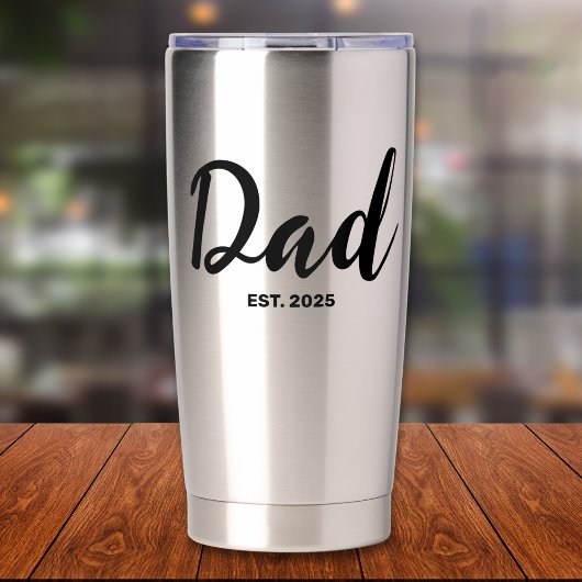 Dad Established New Dad Gift 保温保冷タンブラー