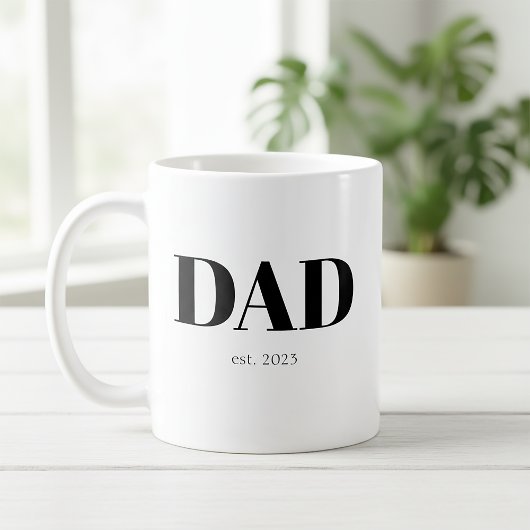 Dad Established New Dad Gift Coffee Mug コーヒーマグカップ