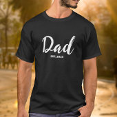 Dad Established New Dad Gift  Tシャツ