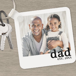 Dad Established Personalized Photo キーホルダー