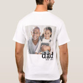 Dad Established Personalized Photo Tシャツ (裏面)
