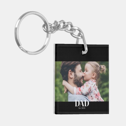  Dad Established Photo キーホルダー (正面左)