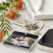 Dad Established Photo キーホルダー (正面右)