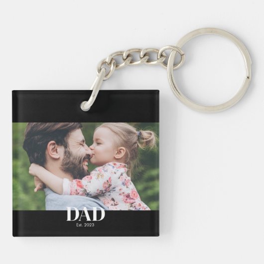  Dad Established Photo キーホルダー (裏面)