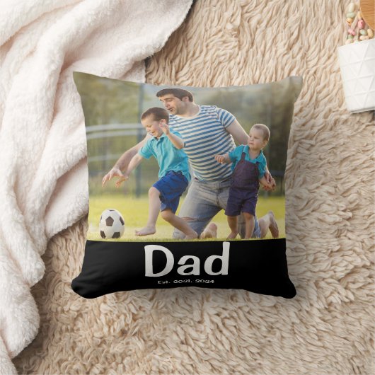 Dad Established Photo  クッション (ブランケット)