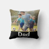 Dad Established Photo  クッション (裏面)