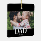  Dad Established Photo セラミックオーナメント (右)