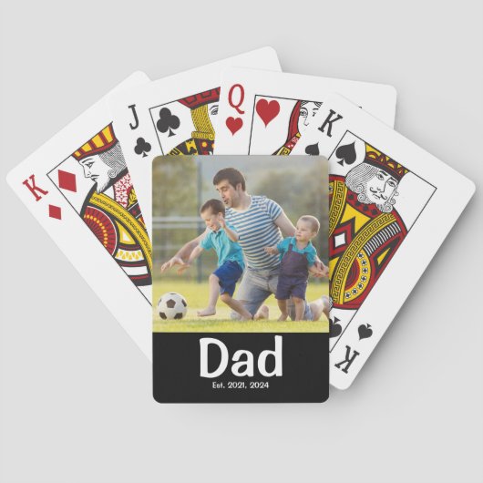 Dad Established Photo  トランプ (裏面)