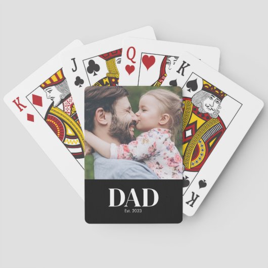  Dad Established Photo トランプ (裏面)