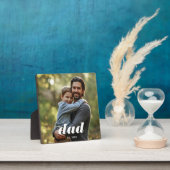 Dad Established Photo Father's Day フォトプラーク (インサイチュ)