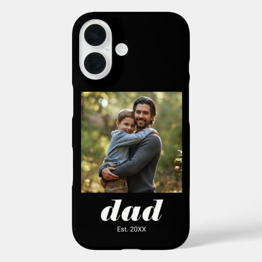 Dad Established Photo Father's Day Case-Mate iPhoneケース (裏面)