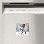 Dad Established Photo Gift Magnet マグネット (インサイチュ (食洗機))