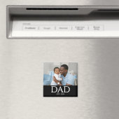 Dad Established Photo Gift Magnet マグネット (インサイチュ (食洗機))