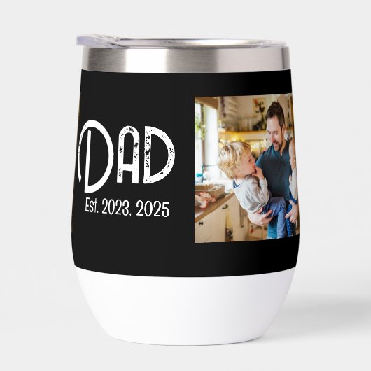 Dad Established Photo Grunge Text (右面)