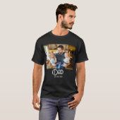 Dad Established Photo Grunge text T-Shirt Tシャツ (正面フル)