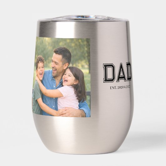 Dad Established Photo Modern Typography New Dad (正面)