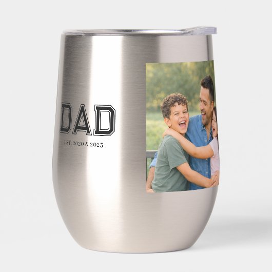 Dad Established Photo Modern Typography New Dad (左面)