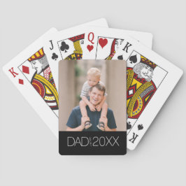 Dad Established Photo  Playing Cards トランプ