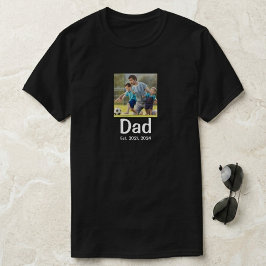 Dad Established Script 写真 Tシャツ