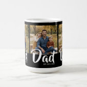 Dad Established Script Black 3 Photo コーヒーマグカップ (中央)