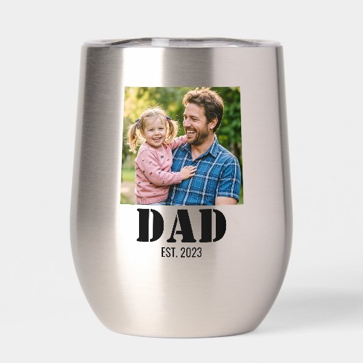 Dad Established Simple Bold Black Font (背面)