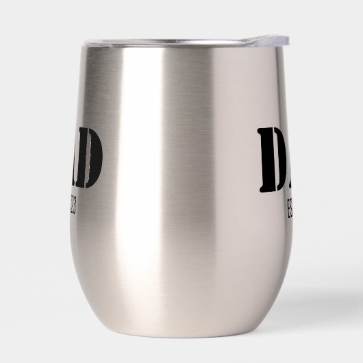 Dad Established Simple Bold Black Font (左面)