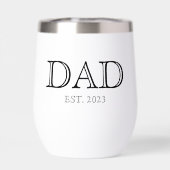 Dad Established Simple Modern Father  (背面)